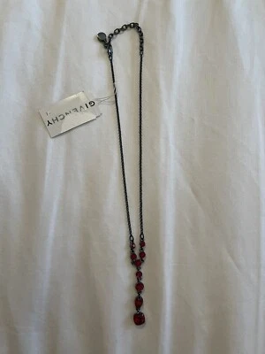 15” Nickel Free Givenchy Red Necklace - Image 1 of 2
