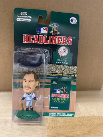 Vintage Wade Boggs Headliners Figure 1996 New York Yankees-NIB Box 60 Cover