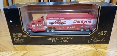 RACING CHAMPIONS PREMIERE EDITION 1993 1:87 SCALE DENTYNE #87  TRANSPORTER 08704 - Image 1 of 4