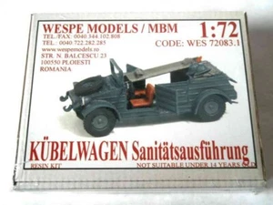 1:72 KUBELWAGEN SANITATSFÜHRUNG - Wespe Models - Resinbausatz 72083 - Bild 1 von 1