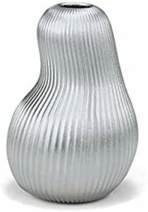 Nousaku Japanische Zinn Blumenvase Birnenmotiv Handarbeit Takaoka Craft Japan - Bild 1 von 1