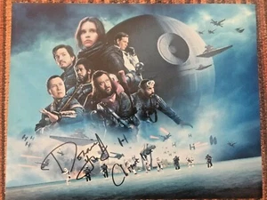 Donnie Yen signiertes Autogramm Rogue One 11x14 Star Wars Chirrut imwe - Bild 1 von 2