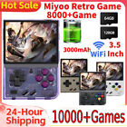Miyoo Mini Plus Retro Handheld Game Console WIFI 64/128GB Card 20000+ Games UK
