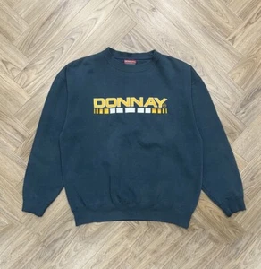 Donnay International Retro Pullover Verde Oscuro Sudadera Para Hombre M - Imagen 1 de 11