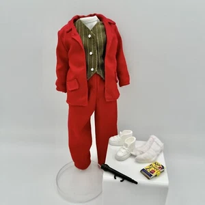Barbie Doll Curvy Plus Size Suit Outfit Microphone Shoes Socks - Picture 1 of 2