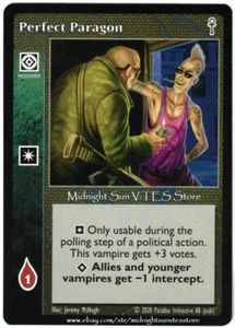 Perfect Paragon Fifth Edition V5 V:TES VTES Vampire CCG - Picture 1 of 1