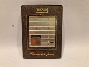 F1-BF SAROME JAPÓN MECHERO DE GAS LIGHTE PIEZA DE COLECCIONISTA RARO EMBALAJE ORIGINAL COUTURIERE FLAMME - Imagen 1 de 4
