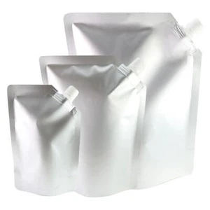 Bolsa de bebida plateada de 100-1500 ml con tapa de vertido de esquina bolsas de bebidas líquidas - Imagen 1 de 5
