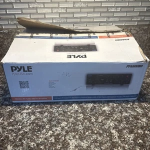 Pyle PFA600BU 2-Channel PA Bluetooth Karaoke Amplifier w/ FM, USB/SD, Mic, Remot - Picture 1 of 5