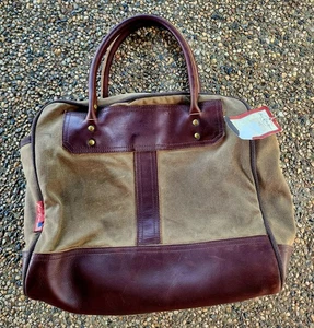 NWT Frost River Small Duffle Bag Waxed Canvas with Leather Accents Made in USA - Picture 1 of 9