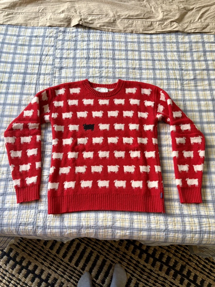 Blazers de Remo Cálidos y Maravillosos Princesa Diana Negro Oveja Rojo Suéter De Colección Foto 1 de 4