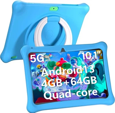 Tablet para Niños 10 Pulgadas Android 13 4GB RAM 64GB ROM Cámara WiFi Juegos Foto 1 de 4