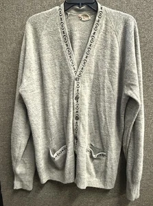 Vintage Vereloft by Revere Strickjacke Pullover Herren grau Grandpacore - Fair (2D4) - Bild 1 von 9