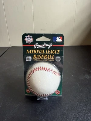 Rawlings MLB Offical  NATIONAL LEAGUE Game Ball Leonard S. Colman Jr. NEW⚾️ - Image 1 of 4