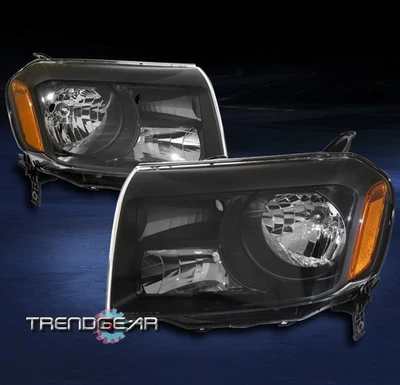 For 12 13 14 15 Honda Pilot Sport Halogen Replacement Headlights Headlamps Black - Bild 1 von 4