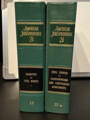 American Jurisprudence 2d State & Federal Vol 15 & 15A Civil Service-Civil Right - Image 1 of 4