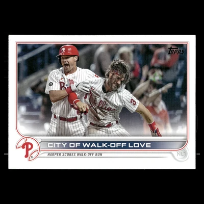 City of Walk-Off Love (Bryce Harper) #321 2022 Topps Philadelphia Phillies Card - Image 1 of 3