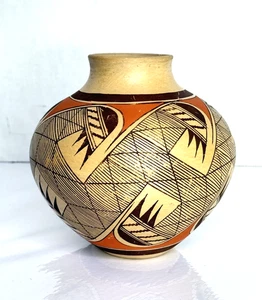 Nampeyo Migration Hopi vaso ceramica nativi americani vaso Polacca brocca vaso 6" - Foto 1 di 10