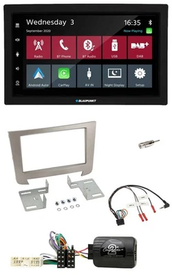 Blaupunkt 2DIN Lenkrad USB Bluetooth DAB Autoradio für SSangYong Rexton ab 2013 - Bild 1 von 4