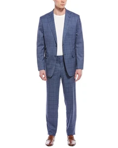 English Laundry 2Pc Wool-Blend Suit Men's Blue 38R - Picture 1 of 5