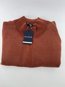 Jos. A. Suéter Bank Hombre Mezcla Lana Ajuste A Medida 1/4 Talla XXL NUEVO CON ETIQUETAS - Imagen 1 de 9