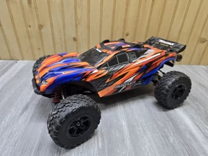 Traxxas Rustler 4x4 Roller Slider 1/10 Chassis Rc Truck With Servo & Steel Axles - Picture 1 of 8