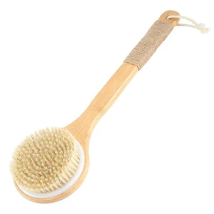Trockene Haut Körperbürste Bad Peeling Bürste Naturborsten Rückenpeeling6928 - Bild 1 von 4