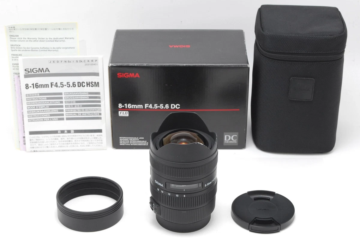 シグマSIGMA8-16mm4.5-5.6 HSM オートフォーカスokジャンク Sigma 8