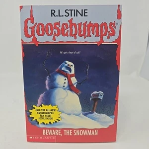 Goosebumps #51 Beware the Snowman by R.L. Stine 1st Printing 1997 - Foto 1 di 10