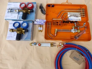 Autogen Autogenschweißgerät Messer Griesheim STAR 2000, Semperit Autogenschlauch - Bild 1 von 13