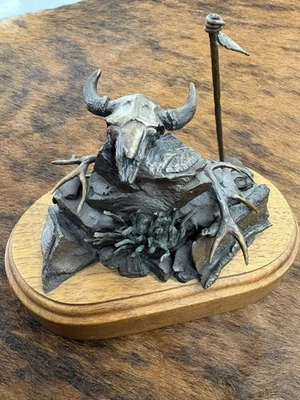 Escultura de bronce "BADLANDS ALTAR" de Don Burda, LEER DESCRIPCIÓN PARA DETALLES Foto 1 de 4