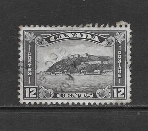 CANADA SCOTT 174 USED VF - 1935 12c GRAY BLACK ISSUE - Picture 1 of 2