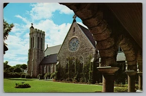 Postkarte St Pauls Kathedrale aus Kloster Fond Du Lac Wisconsin unbesendet - Bild 1 von 2