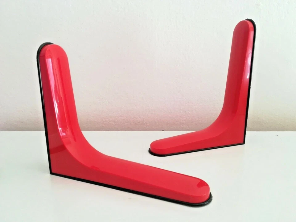 Staffe per mensola e mensole colore rosso casa arredamento italia ita scaffale - Immagine 1 di 1