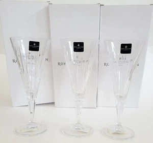 NEW Royal Doulton *Set of 3* Manhattan Wine Glasses Crystal Made in Slovakia - Picture 1 of 6