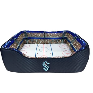 Pets First NHL Stadium Dog Bed & Cat Bed Sporty Hockey Bed & Lounge Cushion - Picture 1 of 6