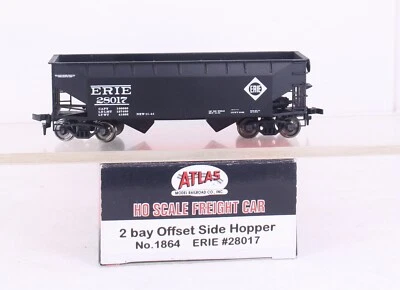 HO Scale Atlas 1864-1 Erie Offset Side Hopper ERIE 28017 NEW - Image 1 of 4