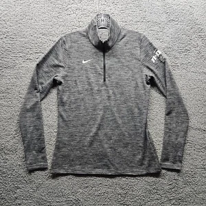 Camisa Nike Mujer Grande Gris 11-On NFL Superbowl 1/4 Cremallera Manga Larga Pullover - Imagen 1 de 11