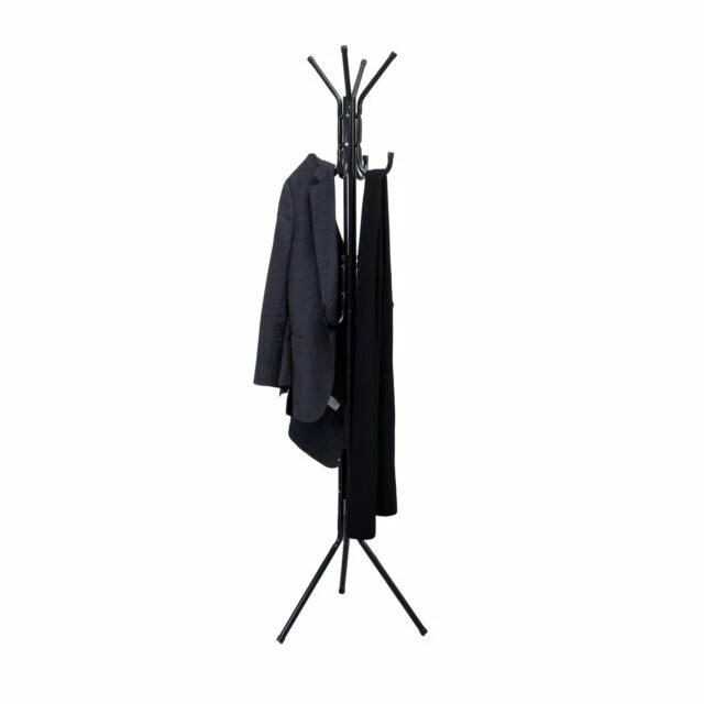 Mind Reader Standing Metal Coat Rack Hat - COATRACK11-BLK