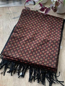 Double sided soft scarf. Medallion print Vintage. - Picture 1 of 4