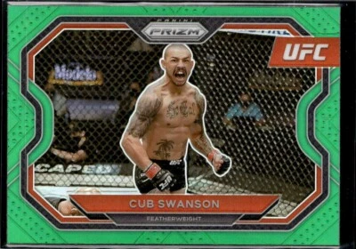 2021 UFC GREEN PRIZM #136 CUB SWANSON  - Image 1 of 2