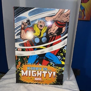 Kirby is Mighty Giant Hardcover THOR Collectors Illustrated Comic Book - Picture 1 of 3