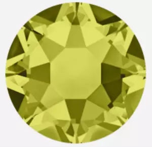 KHAKI Green 7ss 2mm European Crystal Flatback Rhinestones 2028 1440 pieces - Picture 1 of 4