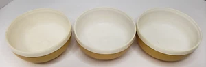 Vintage Thermo-o-Ware Gelb Kunststoff Schalen Royal Satin Retro 3 Stück - Bild 1 von 4