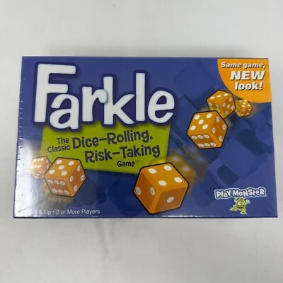 Farkle Classic Dice-Rolling Risk-Taking Game By PlayMonster Ages 8 & Up New Look - Image 1 of 4