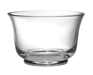 Barski Handmade Glass Thick Revere Bowl Clear, 9"D-Superb Quality-Made in Europe - Picture 1 of 1
