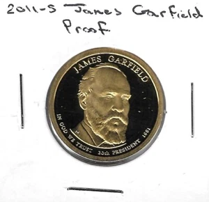 2011-S James Garfield Presidential Dollar Proof - Picture 1 of 1