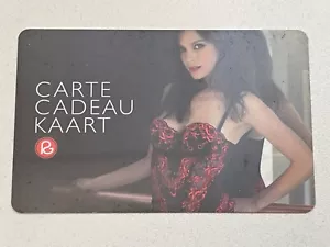 RougeGorge Lingerie Gift Card France Model Wearing Black & Red Bustier No Value - Picture 1 of 2