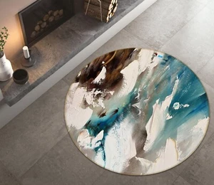 3D Abstract Style G3273 Non Slip Rug Mat Round Photo Carpet Skromova Marina Erin - Picture 1 of 5