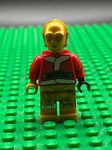 Lego Star Wars "XMAS C-3PO" ohne Bart oder Tasche 75097 Minifigur Lot 456 - Bild 1 von 5